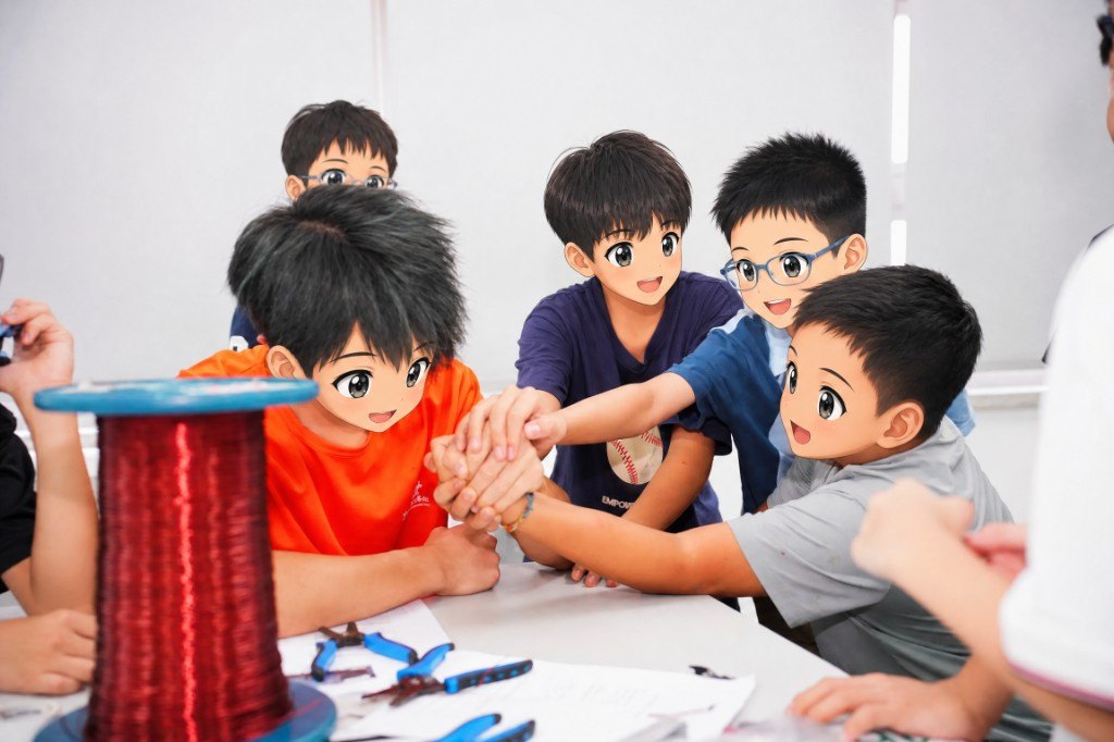 团队击掌协作