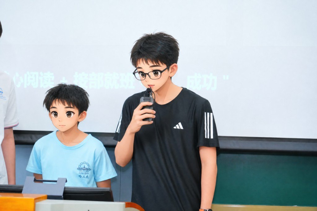 学员上台分享