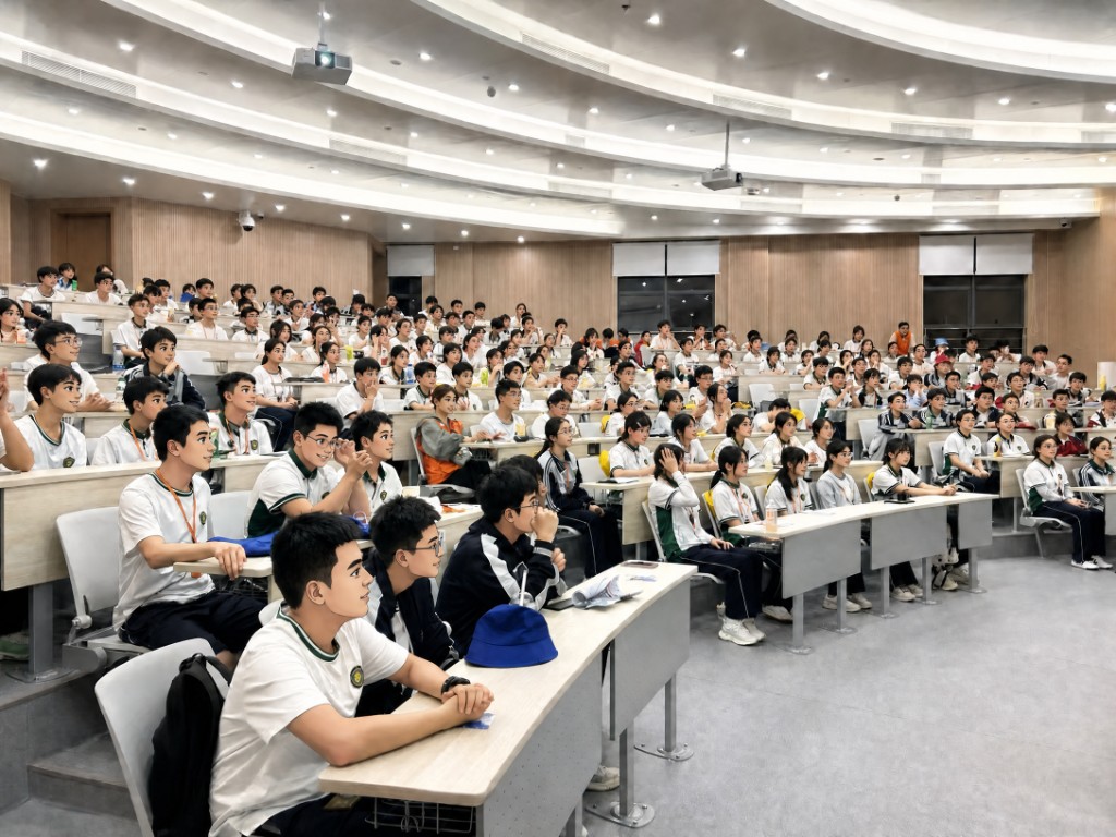 K-12 学校团队在哈工深阶梯教室集中研学